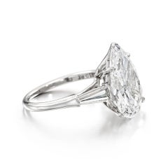 17 Carat Pear Statement Brilliant White VS 14K Gold High Jewellery Supremacy