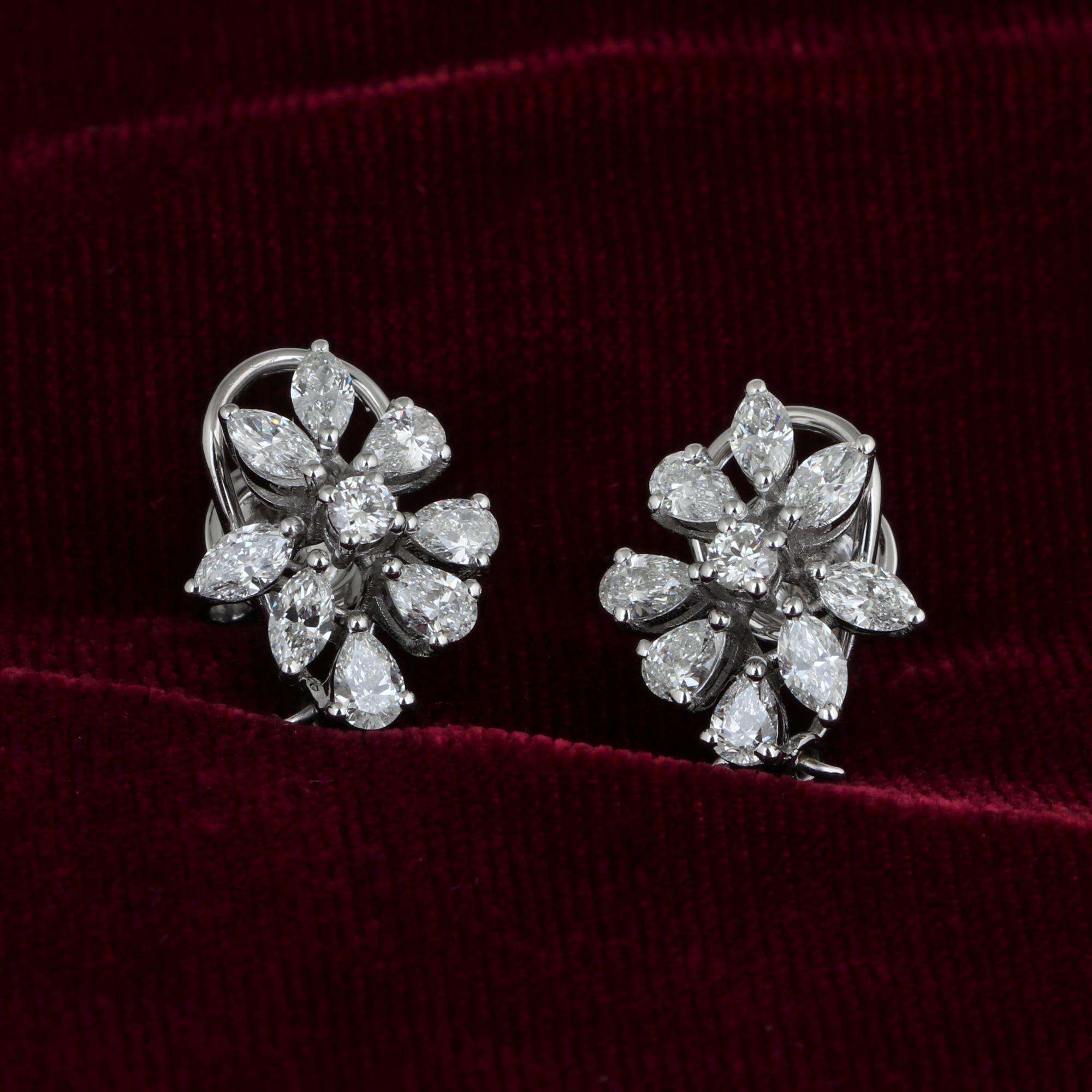 1.7 carat diamond earrings
