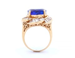 17 Carat Tanzanite Ring In 14k Gold