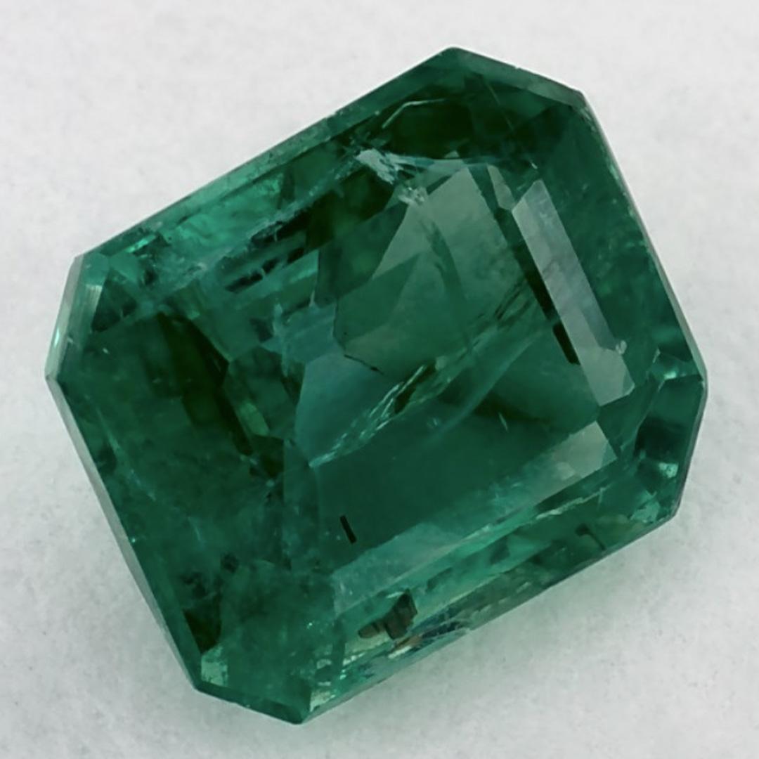 1.7 Ct Smaragd Oktagon-Schliff Loser Edelstein (Achteckschliff) im Angebot