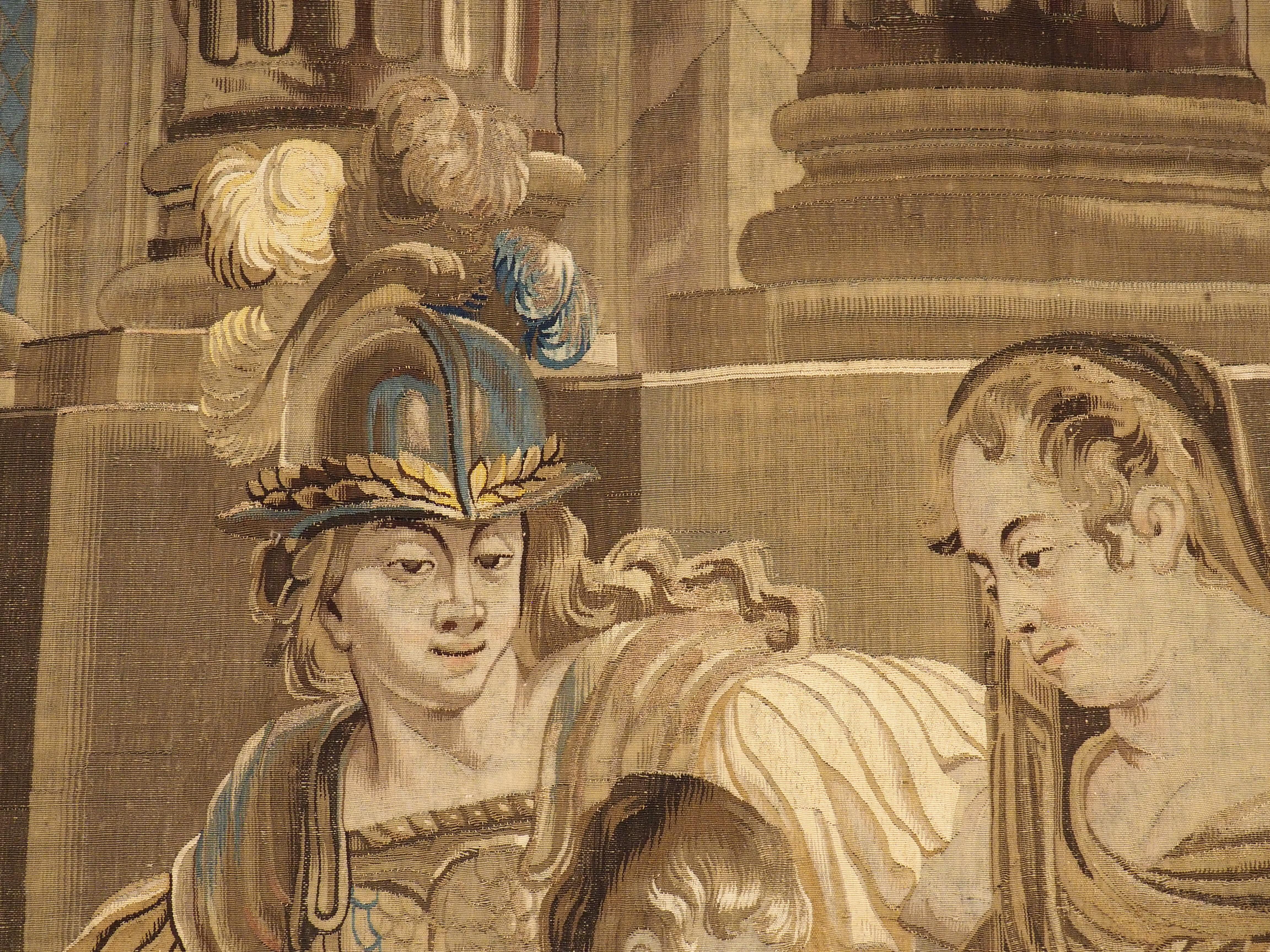 17 Foot Long Signed Flemish Tapestry from the Series of 7 Liberal Arts, C. 1670 For Sale 6