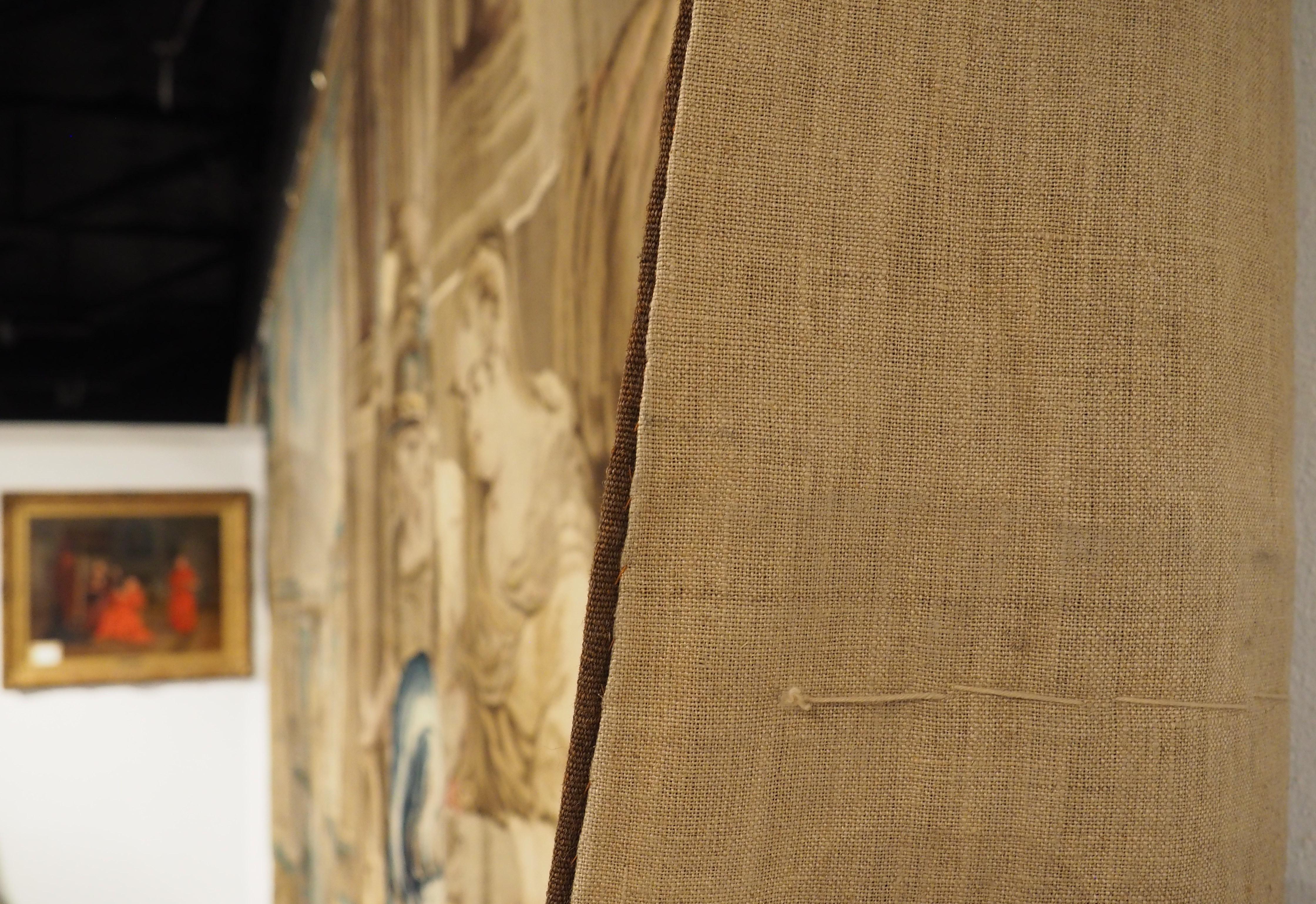 More information coming soon…

Originally part of a series of tapestries from Flemish weaver Michel Wauters, depicting the Seven Liberal Arts.  This massive tapestry (well over eight feet tall and 17 feet wide) from circa 1670 has maintained its