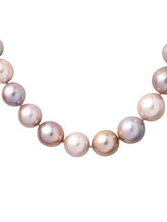 17" Multicolor Freshwater Pearl Necklace in 14K Yellow Gold