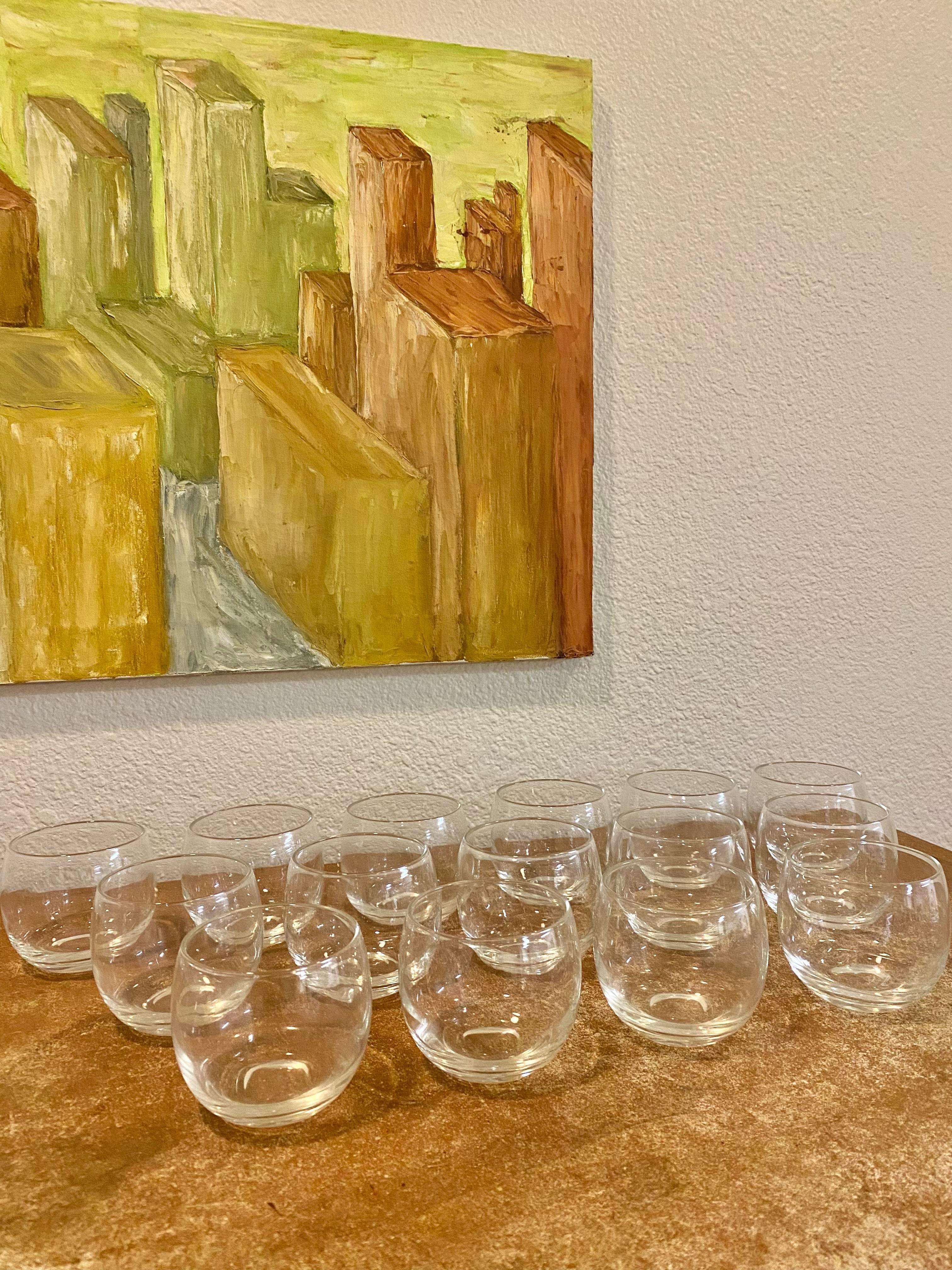(17) Roly Poly Midcentury Modern Cocktailgläser (Moderne der Mitte des Jahrhunderts) im Angebot