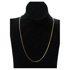 17" Round Sterling Silver Necklace with 2" extension