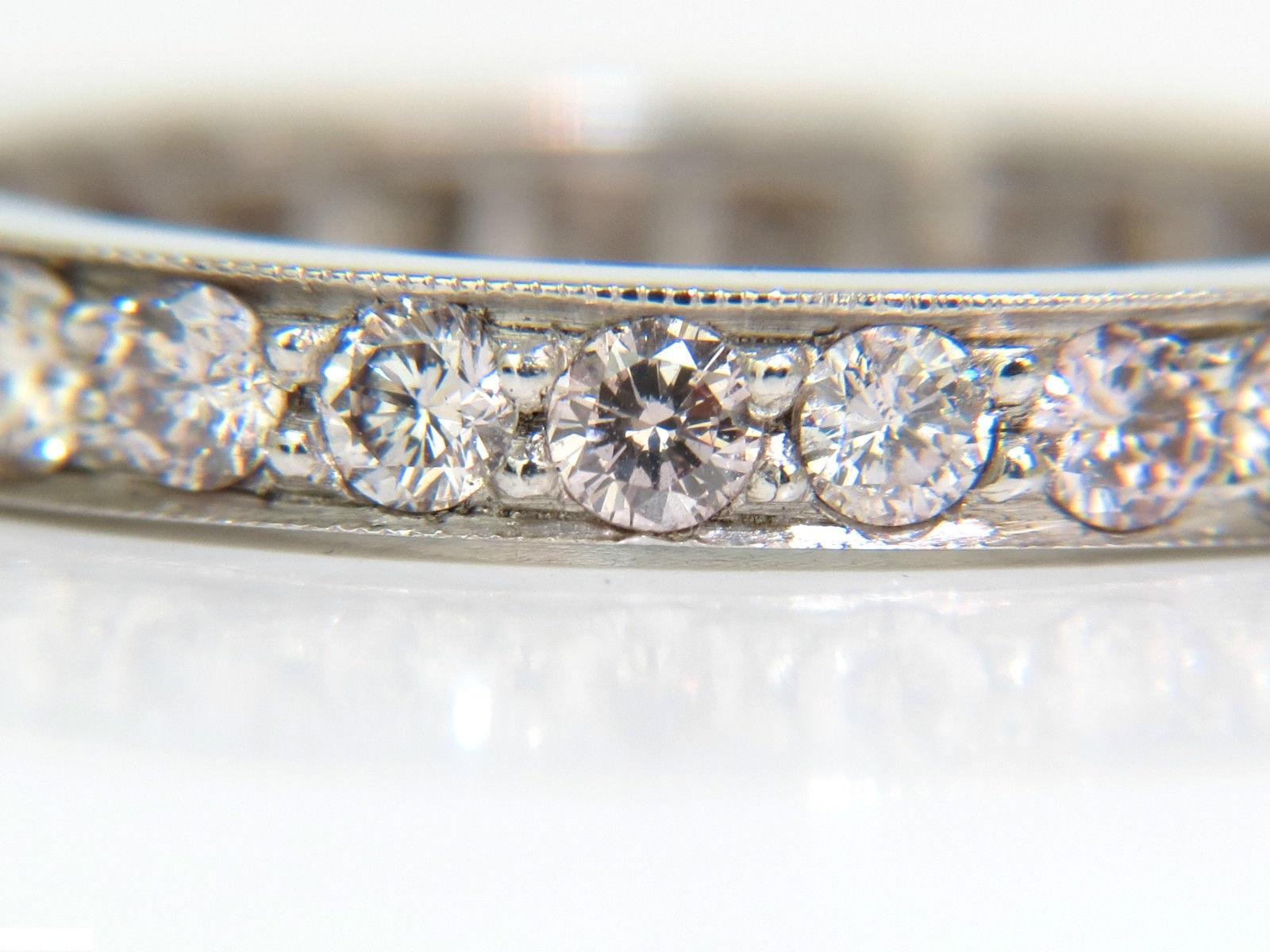 1.70 Carat Diamonds Eternity Ring 14 Karat F /SI Full Cuts In New Condition For Sale In New York, NY