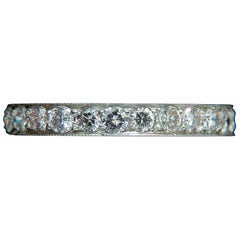 1.70 Carat Diamonds Eternity Ring 14 Karat F /SI Full Cuts