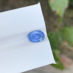 1.70 Karat natürlicher loser blauer Saphir Ovalform Edelstein