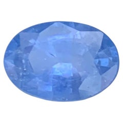 1.70 Karat natürlicher loser blauer Saphir Ovalform Edelstein