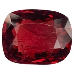 1.70 Carat Natural Loose Burmese Red Spinel Cushion Cut Gemstone 1.70 Carat Natural Loose Burmese Red Spinel Cushion Cut Gemstone