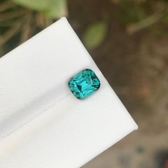 1.70 Carat Natural Loose Lagoon Tourmaline Cushion Cut Gemstone