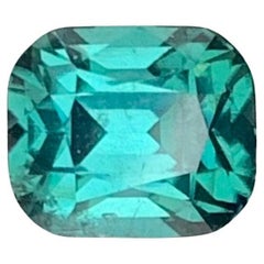 1.70 Carat Natural Loose Lagoon Tourmaline Cushion Cut Gemstone 1.70 Carat Natural Loose Lagoon Tourmaline Cushion Cut Gemstone