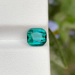1.70 carati di tormalina blu Lagoon naturale sfusa con taglio a cuscino Gemma afgana