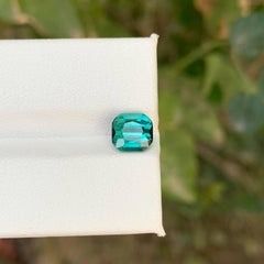 1.70 carati di tormalina blu Lagoon naturale sfusa con taglio a cuscino Gemma afgana