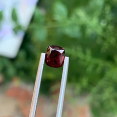 1.70 Carat Natural Loose Pigeon Blood Red Spinel Cushion Shape Gem From Burma