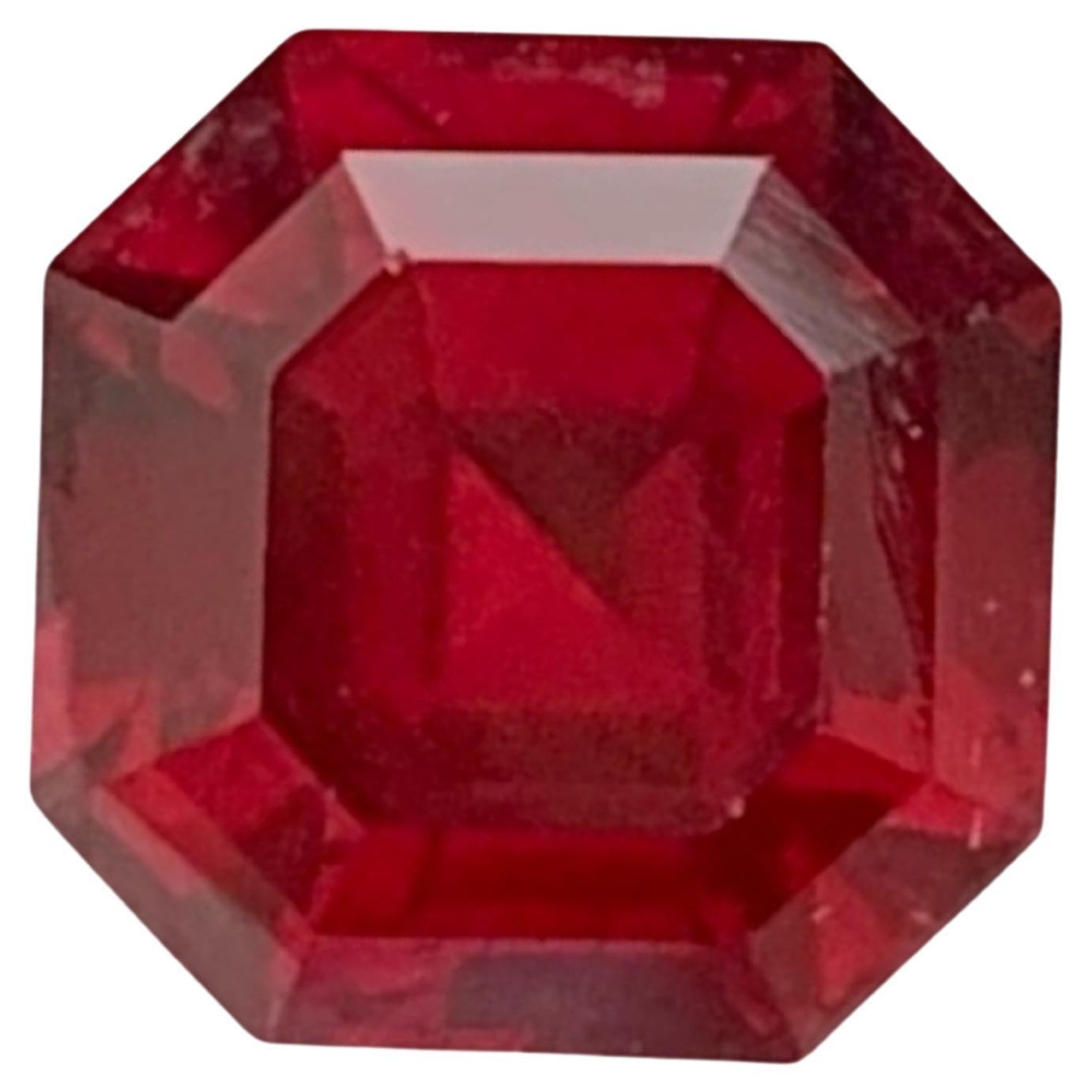 Natürlicher loser Rhodolith Granat 1,70 Karat Granat Schmuck Granat Ring