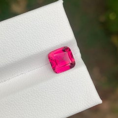 1.70 quilates de turmalina rubelita natural suelta en forma de cojín