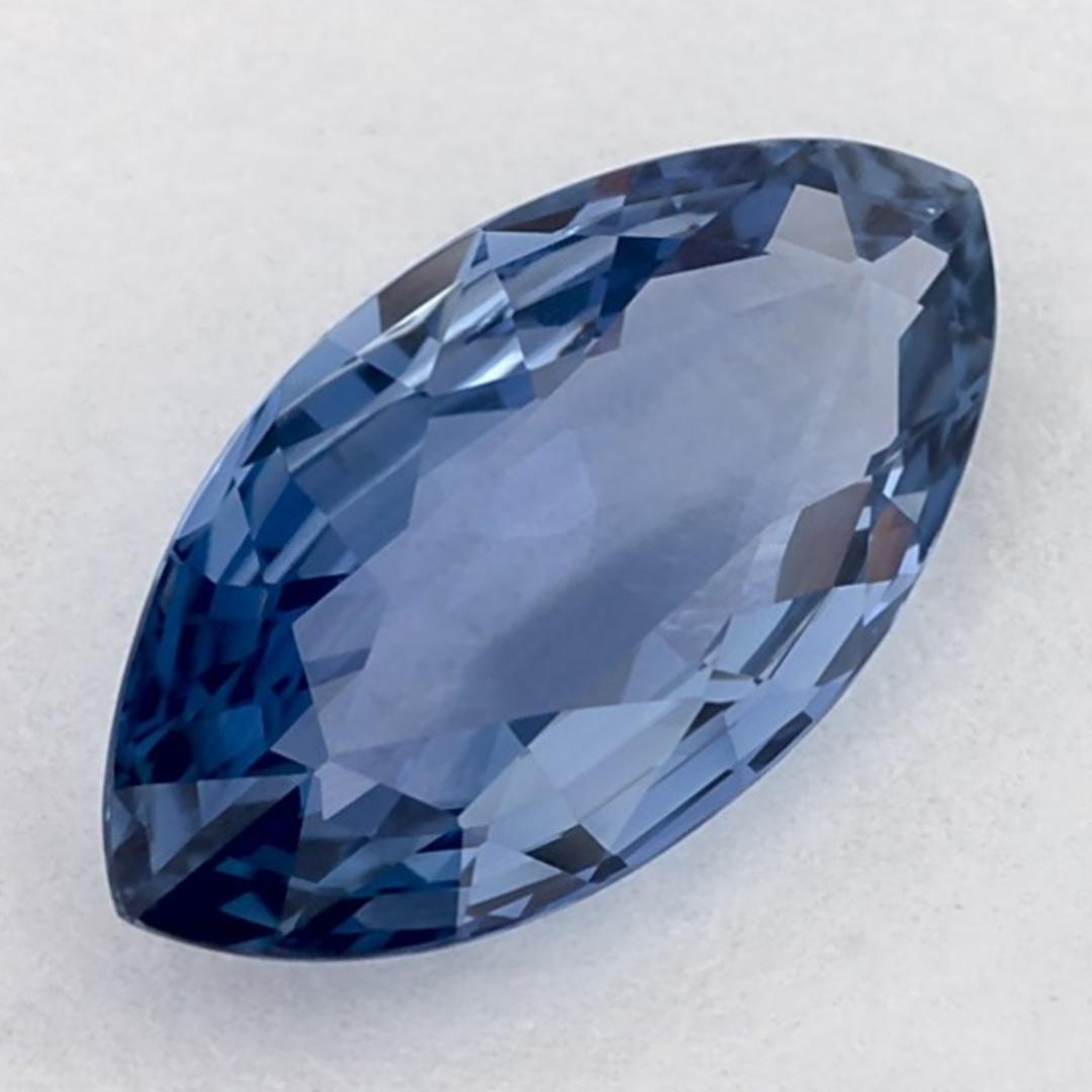 Taglio marquise 1,70 carati di Zaffiro Blu Marquise Gemma Sciolta in vendita