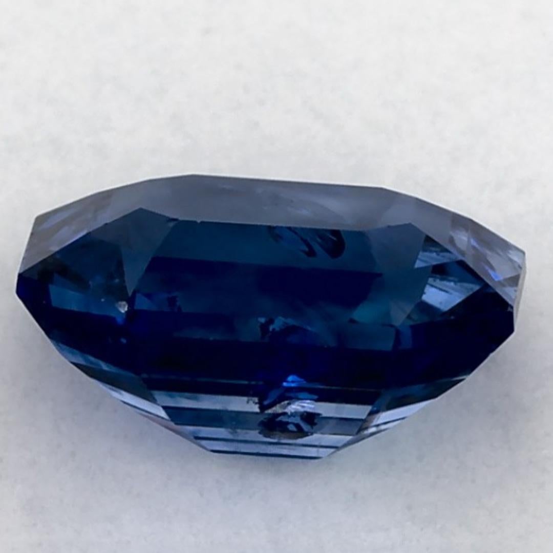 1.70 carati di zaffiro blu ottagonale sfuso In condizioni Nuovo in vendita a Fort Lee, NJ