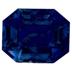 1.70 carati di zaffiro blu ottagonale sfuso