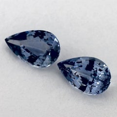 1.70 Karat Blauer Saphir Birne Loser Edelstein
