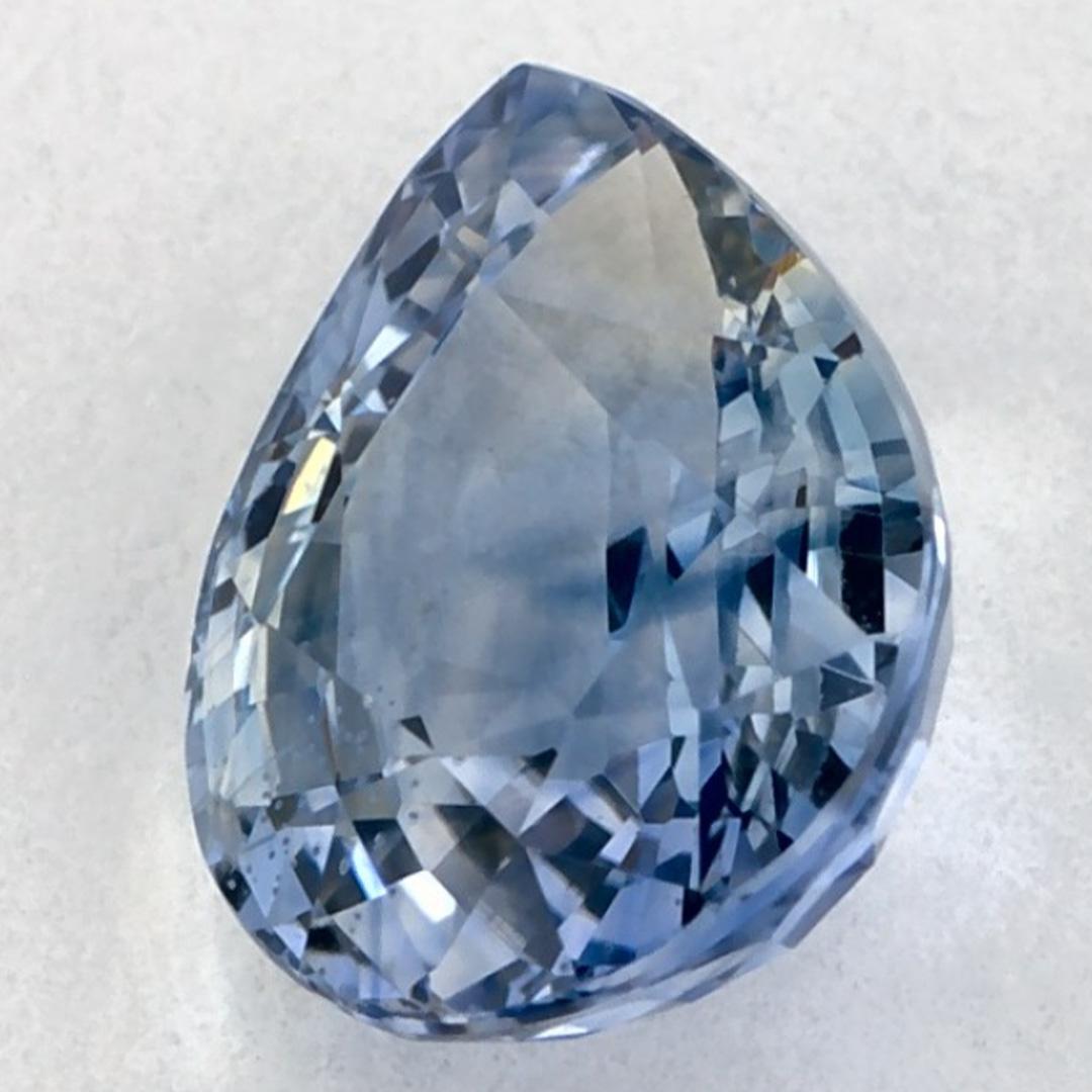 De las mujeres Gema suelta de zafiro azul pera de 1.70 qt en venta