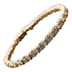 1.70 ct Diamond Tennis Bracelet 14k Yellow Gold