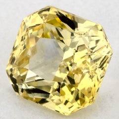 1.70 carati di zaffiro giallo radiante