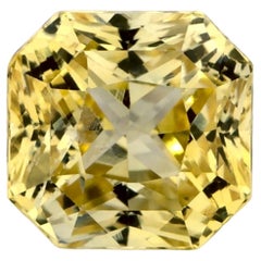 1.70 Ct Yellow Sapphire Radiant Loose Gemstone
