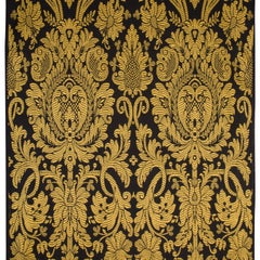 Tessuto 1700 Broccato a telaio a mano nel modello storico Savoia, Firenze, Italia