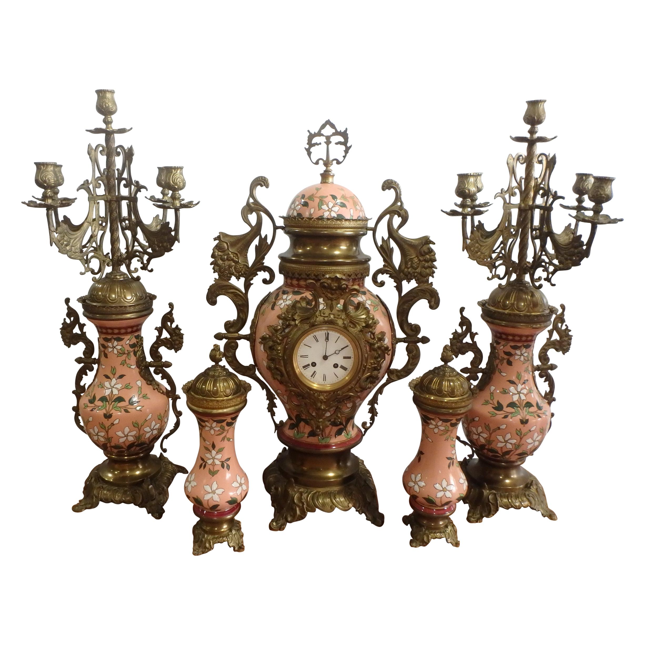 1700s Clock Set For Sale