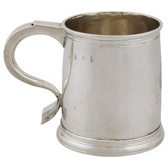 Antique 1718 George I Britannia Silver Mug with London Hallmarks