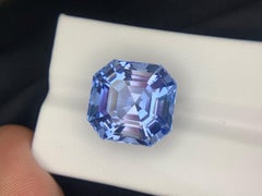 17.01 Carats Certified Natural Aquamarine Goshenite Gemstone Asscher Cut