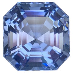 17,01 Carati di Acquamarina Naturale Certificata Goshenite Gemma Taglio Asscher