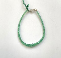 17.05 Carats Panjshir Emerald Faceted Beads For Fine Jewelry Natural Gemstone