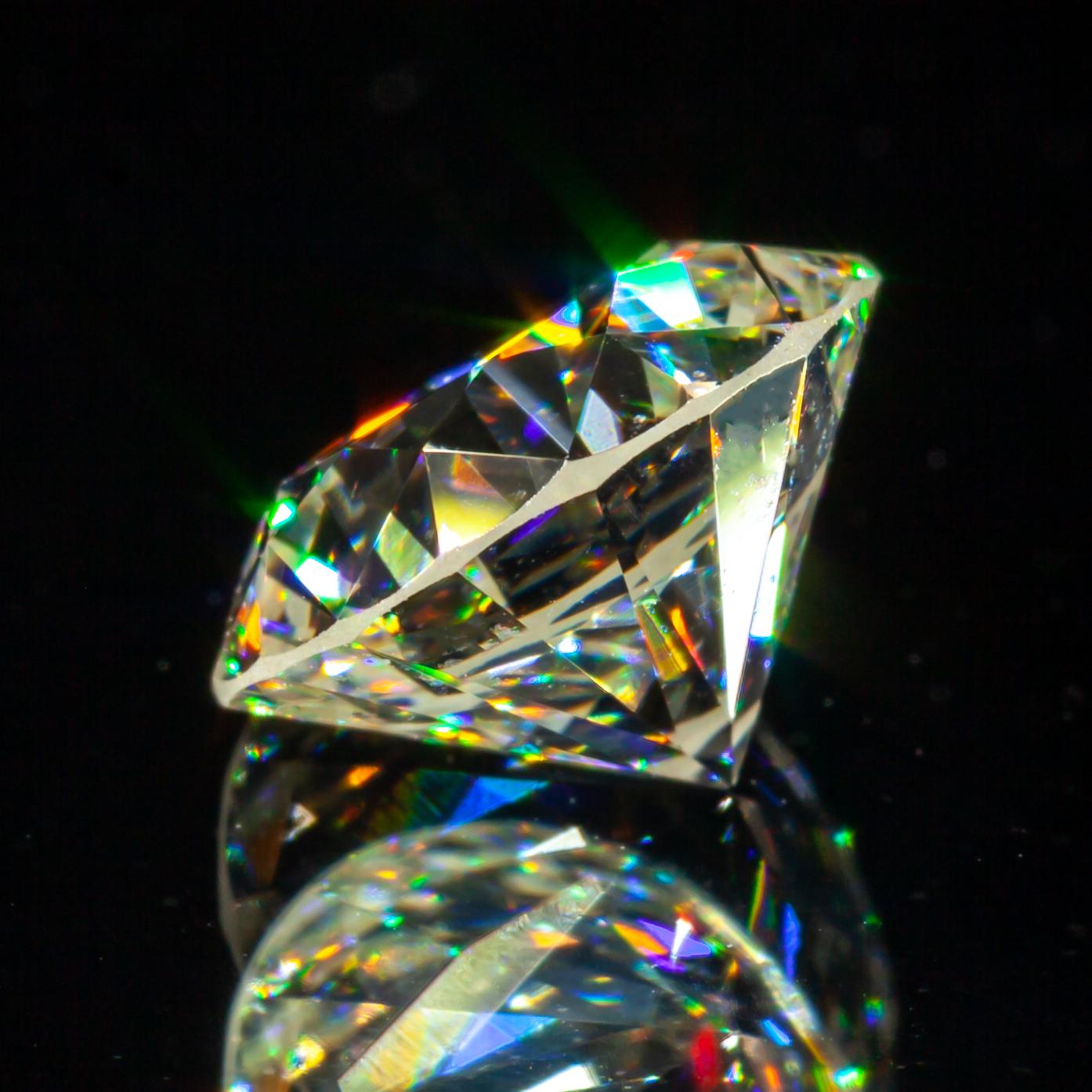 Moderne Diamant taille ronde brillant de 1,71 carat non serti K/VS2 certifié GIA en vente