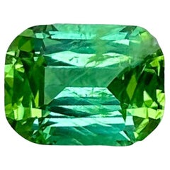 1.71 Karat Mintgrüner Turmalin Stein Cushion Cut Afghan Edelstein