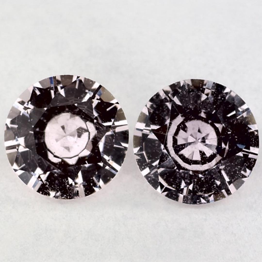 1.71 Ct Pink Sapphire Round Loose Gemstone