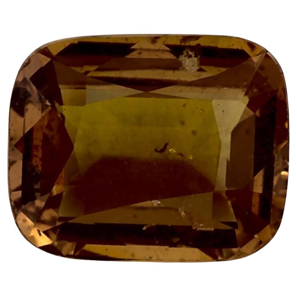 1.71 carati di zaffiro giallo a cuscino, gemma sciolta