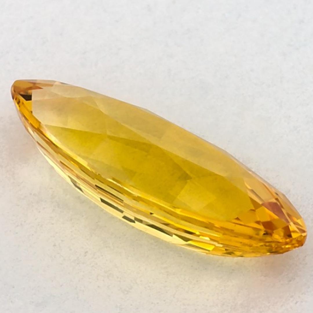 1.71 Karat Gelber Saphir Marquise Loser Edelstein im Angebot 1