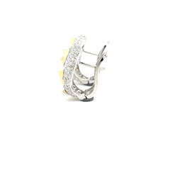 1.71 CTW Diamond Earrings in 18K Gold