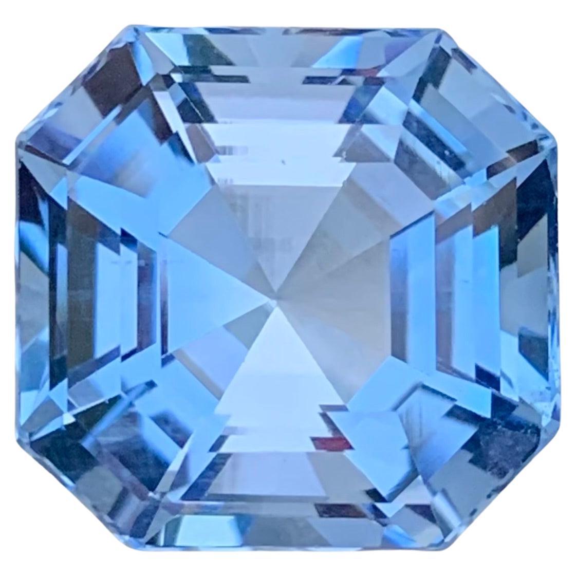 17.10 Carat Amazing Faceted Aquamarine Goshenite Octagon Shape Gemstone