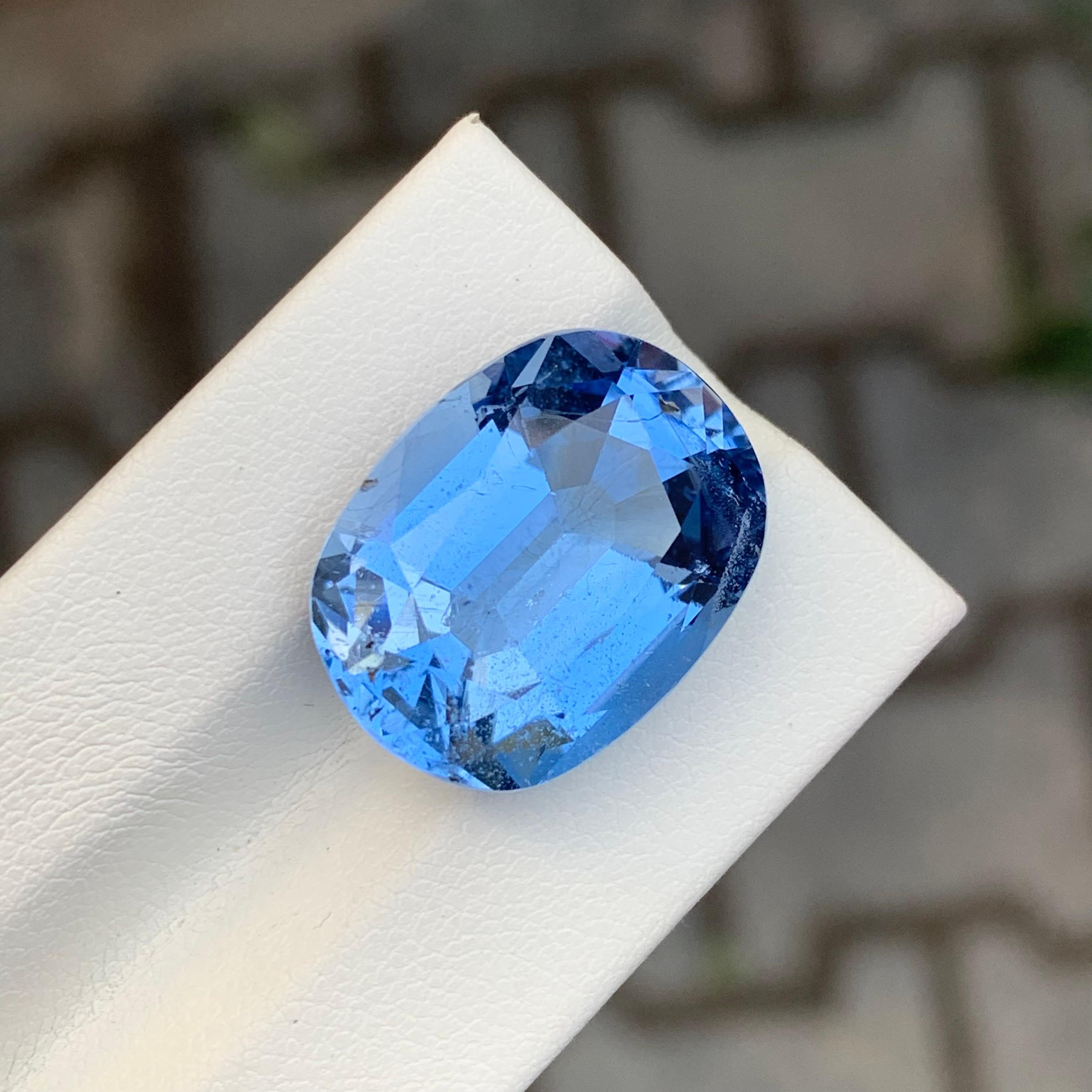 Faceted Goshenite

Weight: 17.15 Carats
Dimension: 19.3 x 14.7 x 10 Mm
Origin: Pakistan
Shape: Oval
Color: Blue
Certficate; On Customer Demand
.
Goshenite, a captivating and pristine gemstone, belongs to the beryl mineral family, which also includes