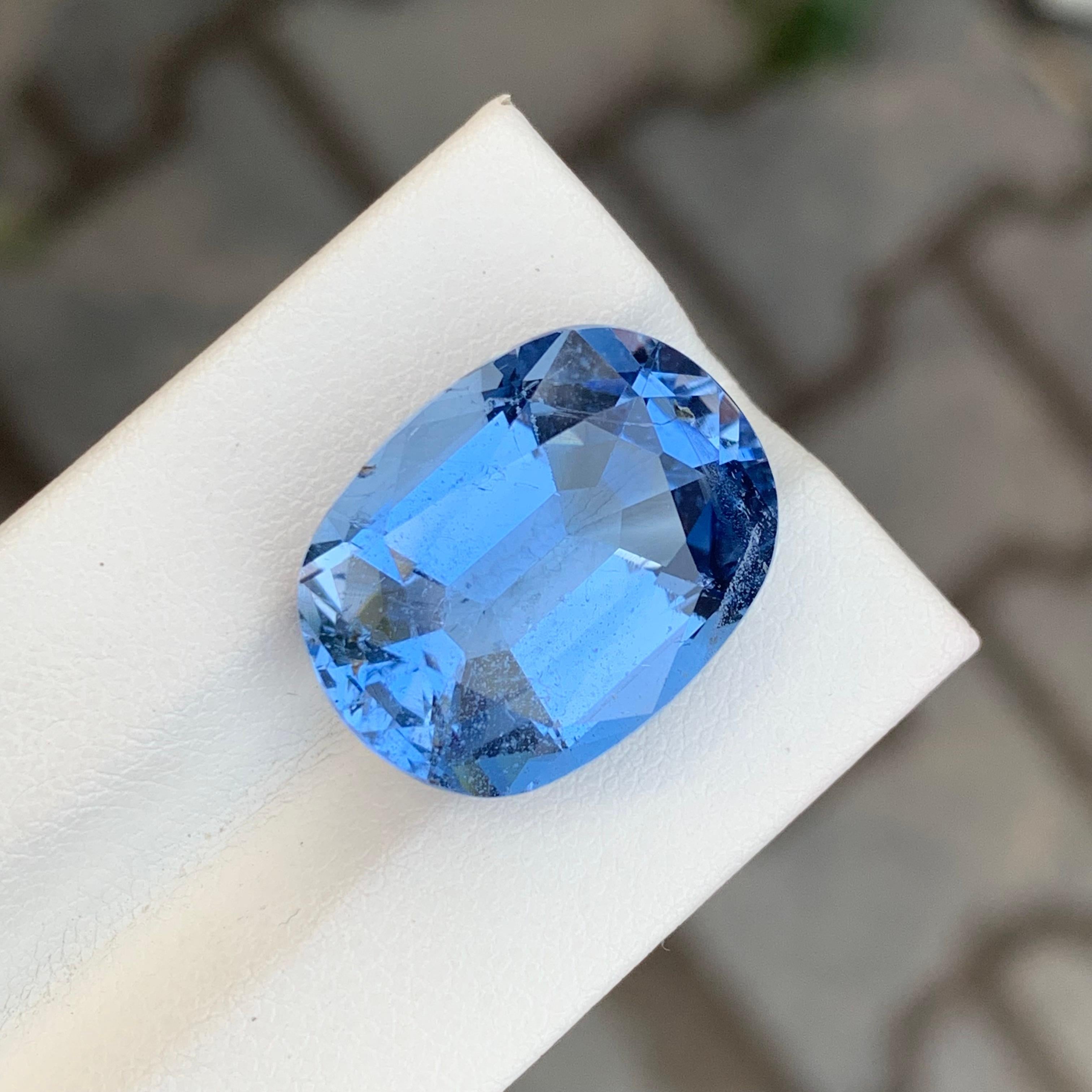 17.15 Incredible Loose Aquamarine Goshenite Oval Shape Gem 2