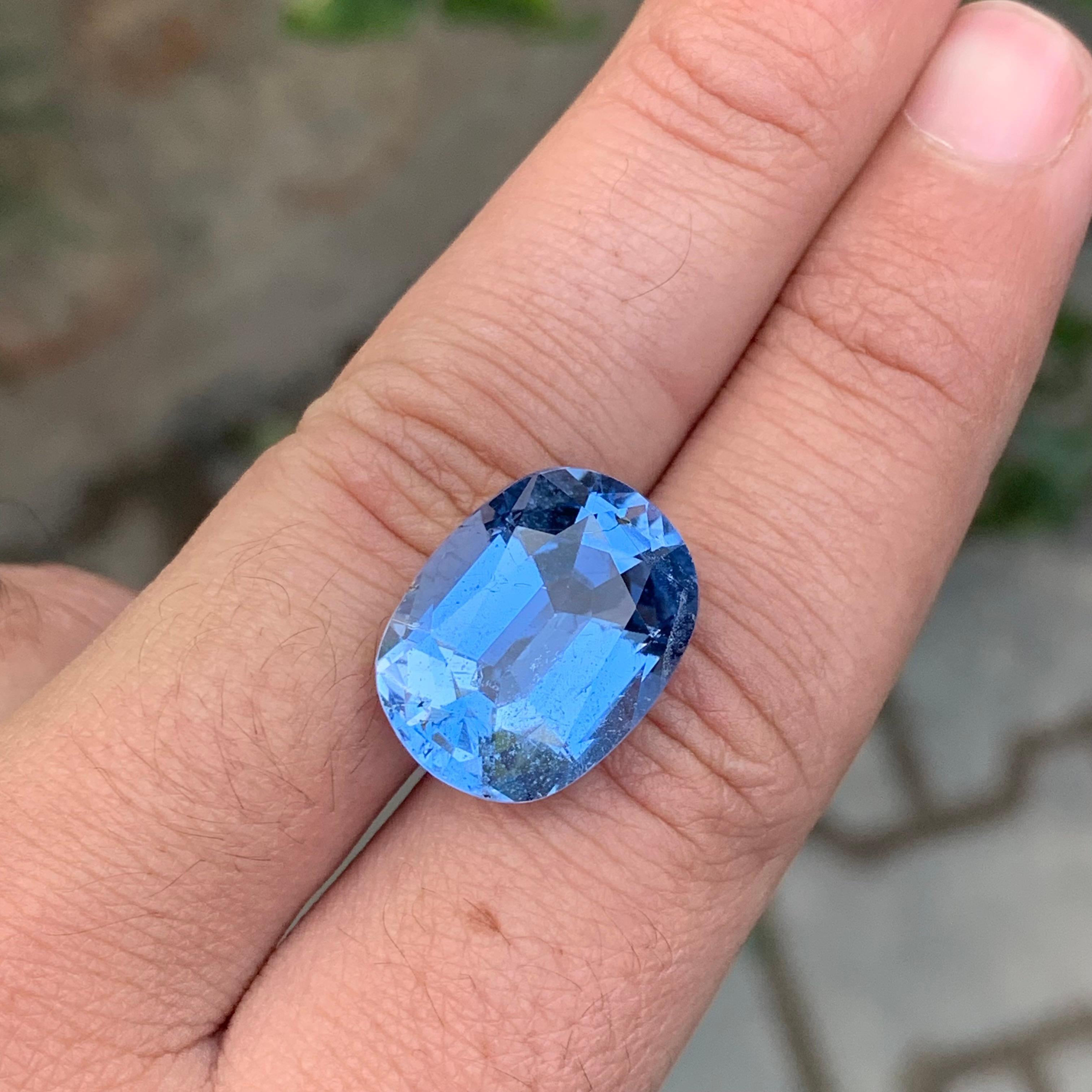 17.15 Incredible Loose Aquamarine Goshenite Oval Shape Gem 3