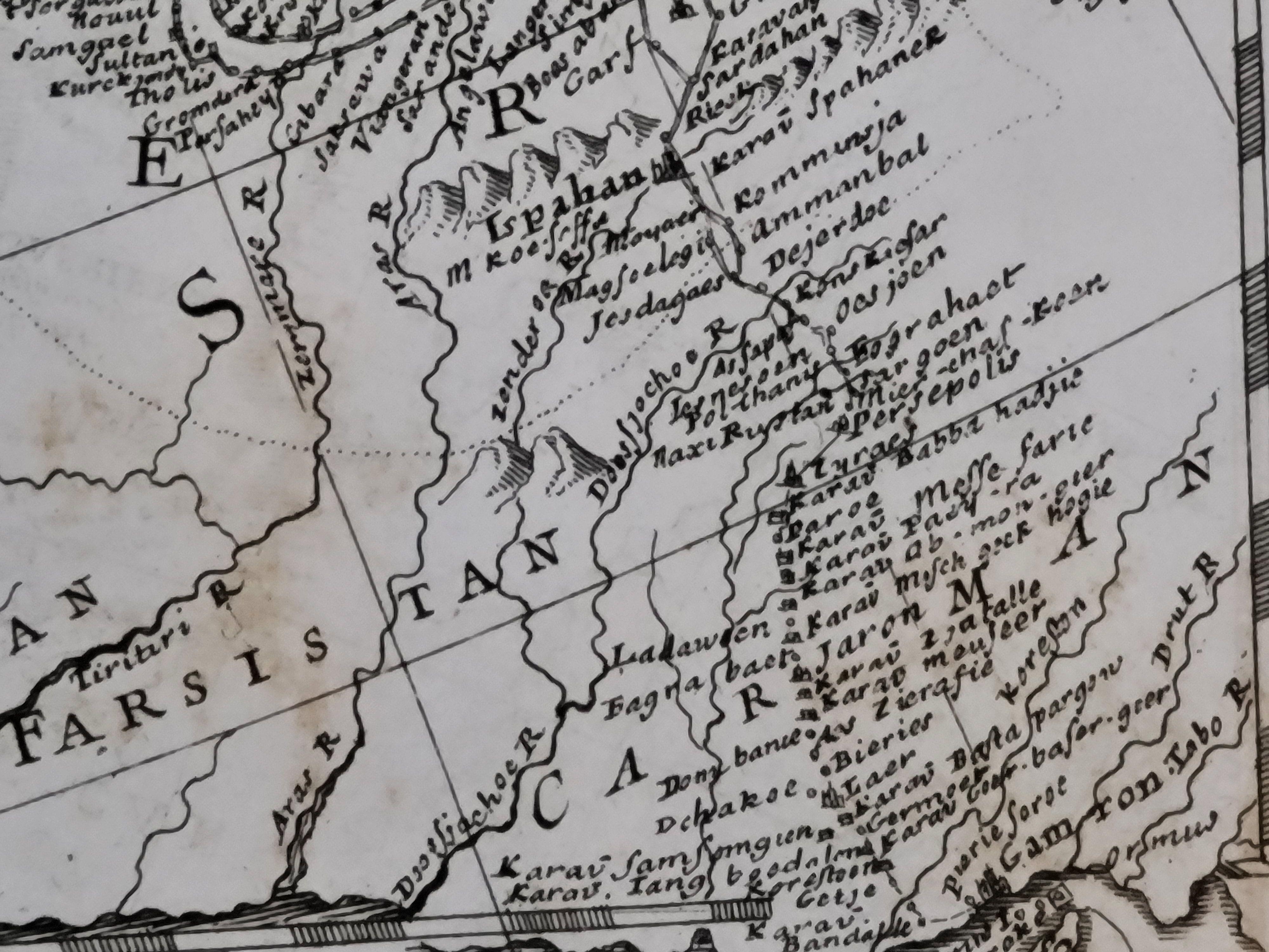 Dutch 1718 Ides & Witsen Map 