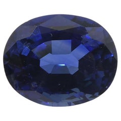 1.71ct Cushion Blue Sapphire from Nigeria