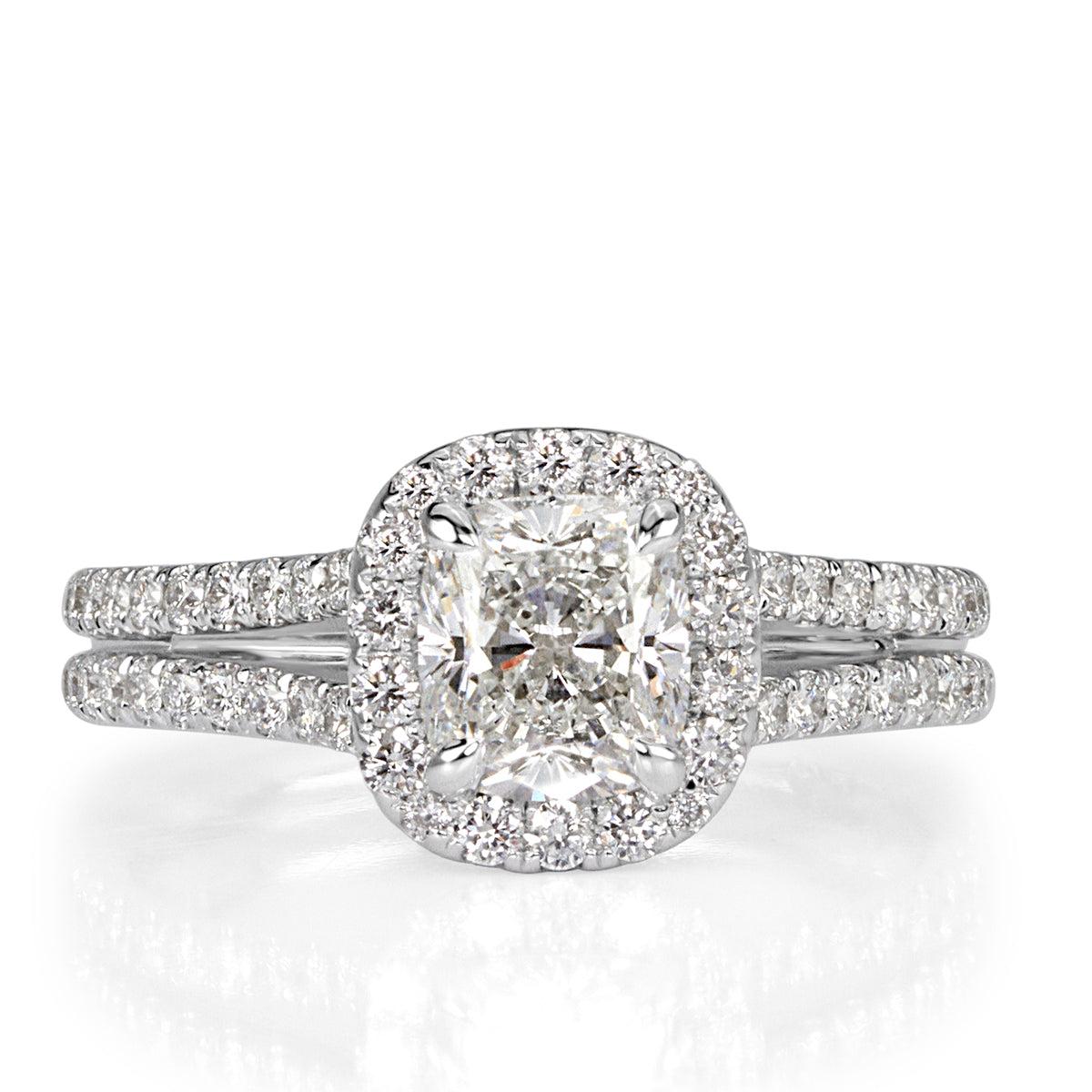 1.71ct Cushion Cut Diamond Engagement Ring