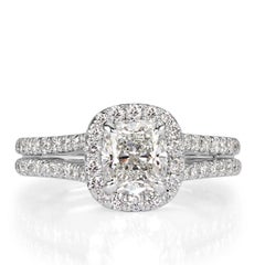 1.71ct Cushion Cut Diamond Engagement Ring