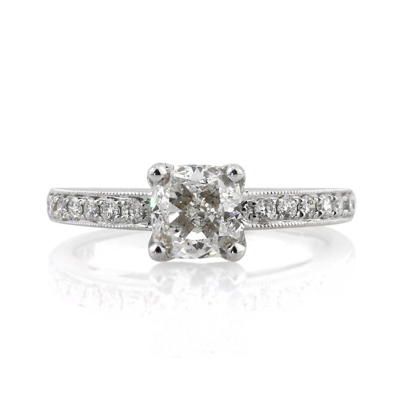 1.71ct Cushion Cut Diamond Engagement Ring